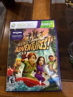 Kinect Adventures XBOX 360 Connect Sensor Game Complete In Box
